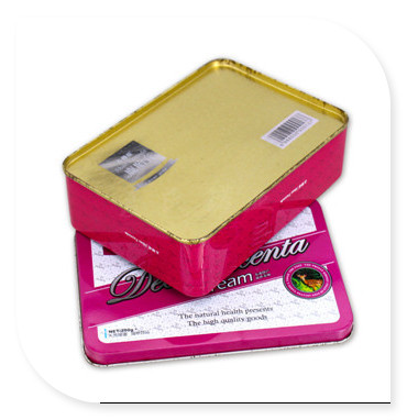 长方形鹿胎膏包装铁盒子|马口铁保健品礼盒包装