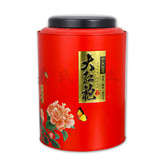 大红袍茶叶罐子,定制长方形茶叶铁盒