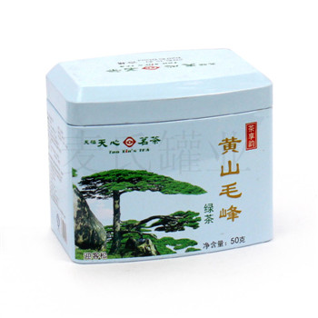 绿茶铁罐,小布岩茶铁罐包装,黄山毛峰礼品罐