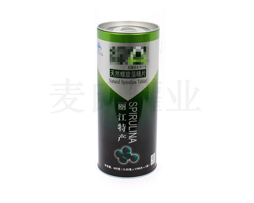 绿A螺旋藻精片铁罐