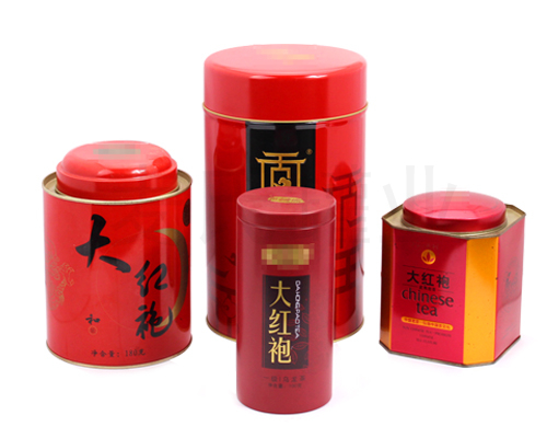 1斤装大红袍茶叶铁罐