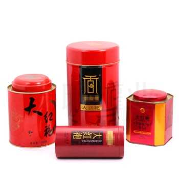 1斤装大红袍茶叶铁罐,乌龙茶铁罐,高山茶马口铁罐
