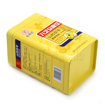 山药茯苓固体饮料铁盒包装设计,益生菌固体饮料铁盒