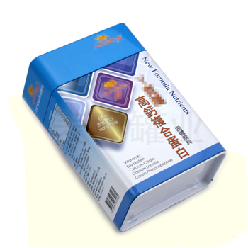 复合蛋白肽固体饮料包装铁盒,益生菌复合粉铁盒厂家