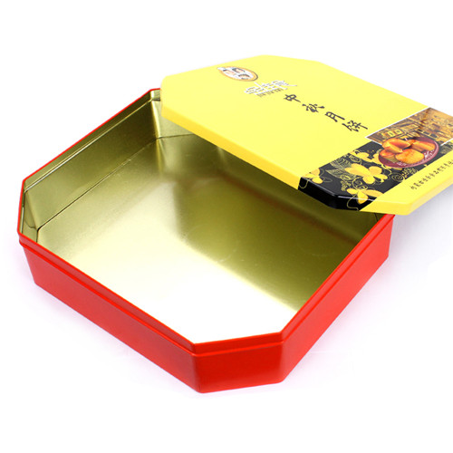 海鹏月饼铁盒|八边形月饼金属盒|月饼金属铁盒设计生产