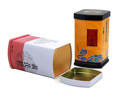 黄芪粉铁盒包装