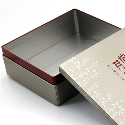 长方形枸杞芽茶高档铁盒包装