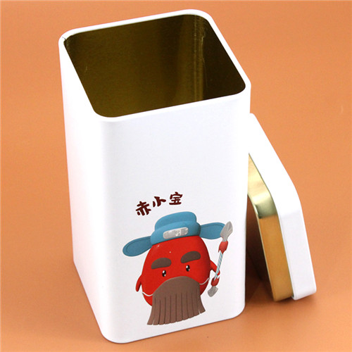 长方形茶叶铁罐包装
